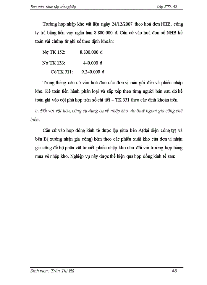 image for page Hoàn thiện kế toán nguyên vật liệu và công cụ dụng cụ tại Công ty Cổ phần Thiết bị điện Tam Sơn