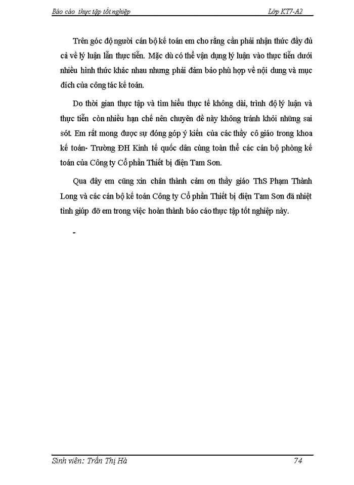 image for page Hoàn thiện kế toán nguyên vật liệu và công cụ dụng cụ tại Công ty Cổ phần Thiết bị điện Tam Sơn