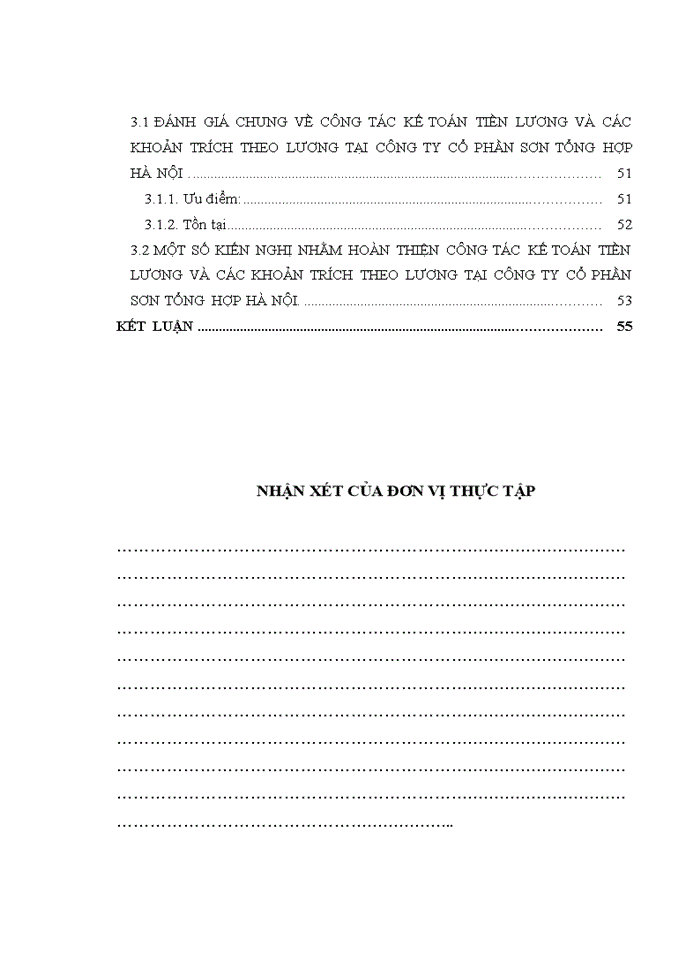 image for page Hoàn thiện công tác kế toán tiền lương và các khoản trích theo lương tại Công ty Cổ Phần Sơn Tổng Hợp Hà Nội