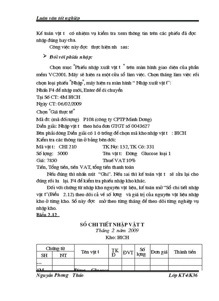 image for page Hoàn thiện công tác kế toán nguyên vật liệu tại Công ty TNHH TM Ngọc Hoa