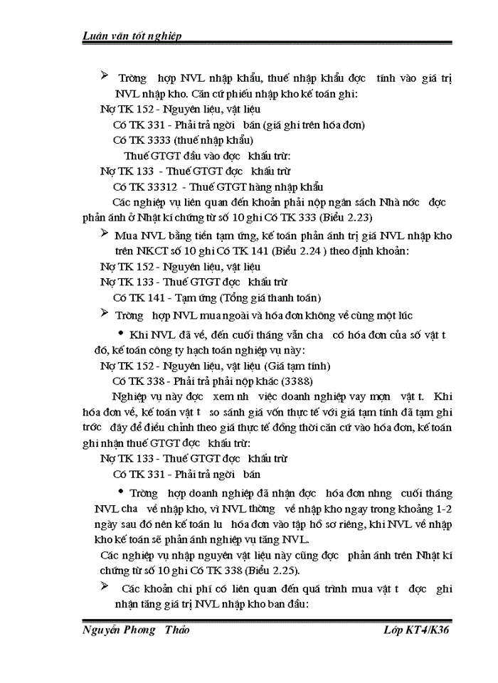 image for page Hoàn thiện công tác kế toán nguyên vật liệu tại Công ty TNHH TM Ngọc Hoa