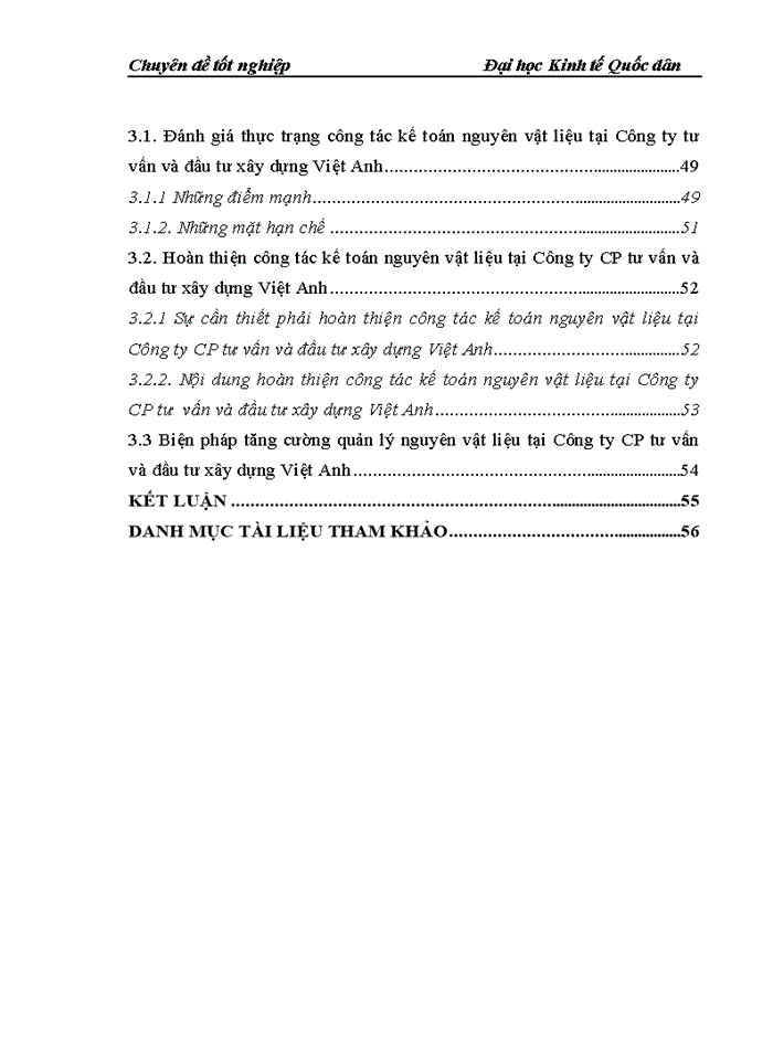 image for page Hoàn thiện công tác kế toán nguyên vật liệu tại công ty cổ phần tư vấn và đầu tư xây dựng việt anh
