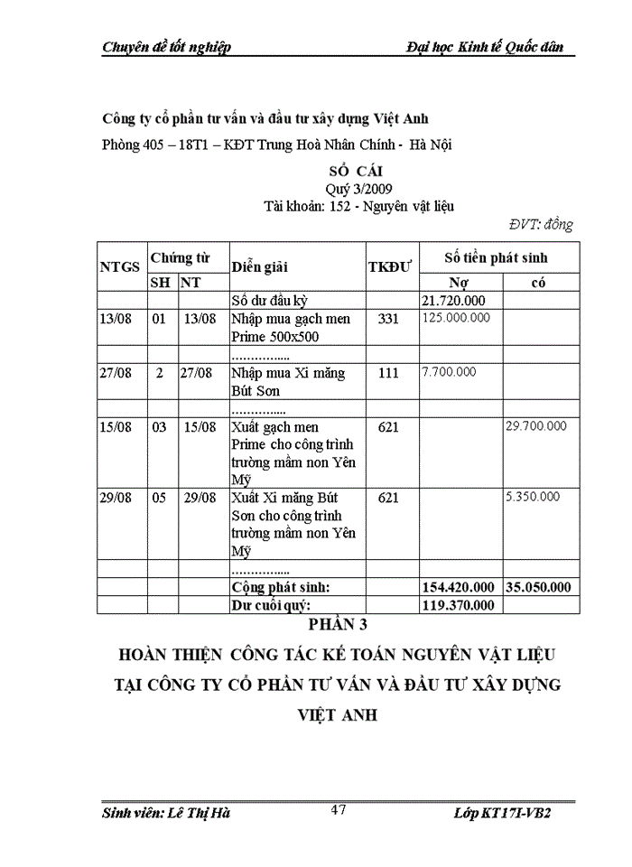 image for page Hoàn thiện công tác kế toán nguyên vật liệu tại công ty cổ phần tư vấn và đầu tư xây dựng việt anh