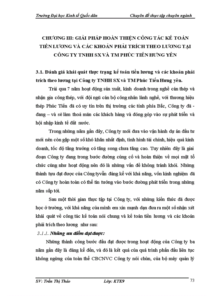 image for page Công tác tổ chức kế toán tiền lương và các khoản trích nộp theo lương tại  Công ty TNHH SX và TM  Phúc Tiến Hưng Yên