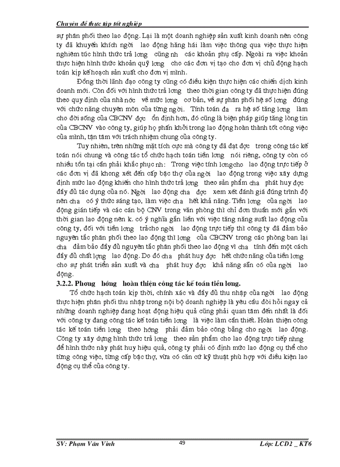 image for page Kế toán tiền lương và các khoản trích theo lương tại  Công ty TNHH Tiến Phát.