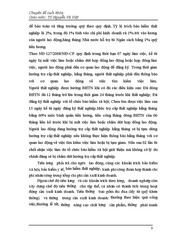 image for page Kế toán tiền lương và các khoản trích theo lương tại Công Ty Cổ Phần Đầu Tư Tây Thiên