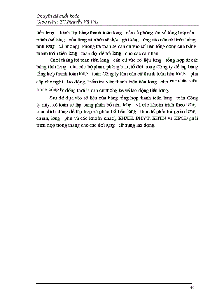 image for page Kế toán tiền lương và các khoản trích theo lương tại Công Ty Cổ Phần Đầu Tư Tây Thiên