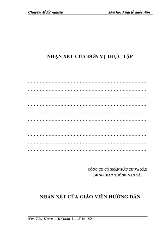 image for page Hoàn thiện kế toán nguyên vật liệu tại Công ty Cổ phần Đầu tư và xây dựng Giao thông vận tải