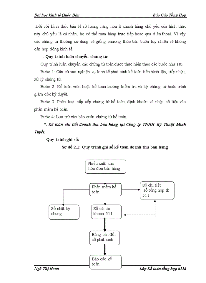 image for page Tổ chức bộ máy kế toán và hệ thống kế toán tại Công ty TNHH Kỹ Thuật Minh Tuyết.