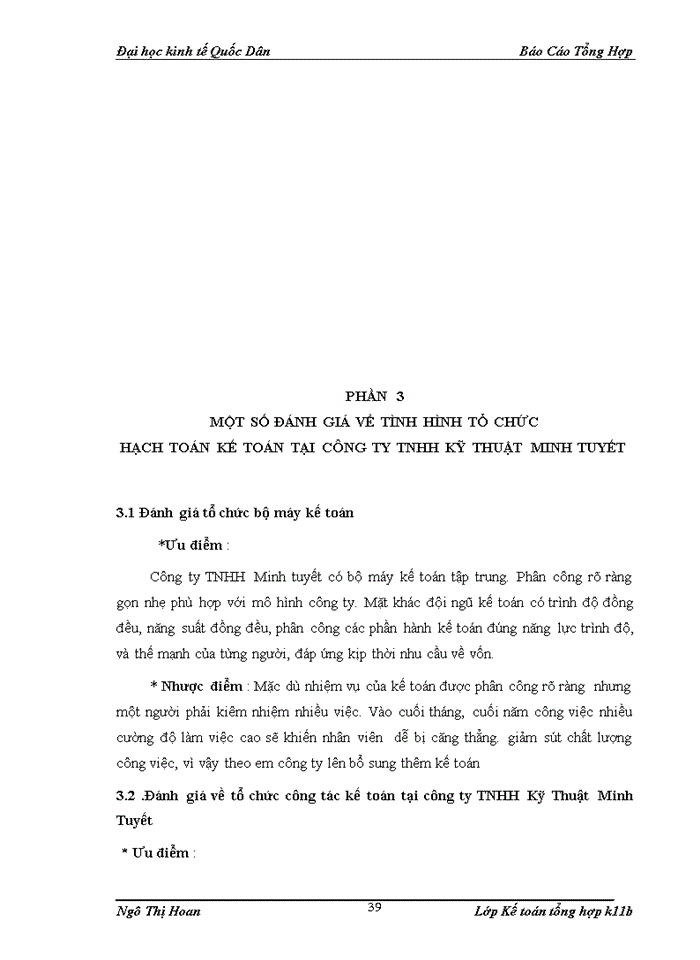 image for page Tổ chức bộ máy kế toán và hệ thống kế toán tại Công ty TNHH Kỹ Thuật Minh Tuyết.