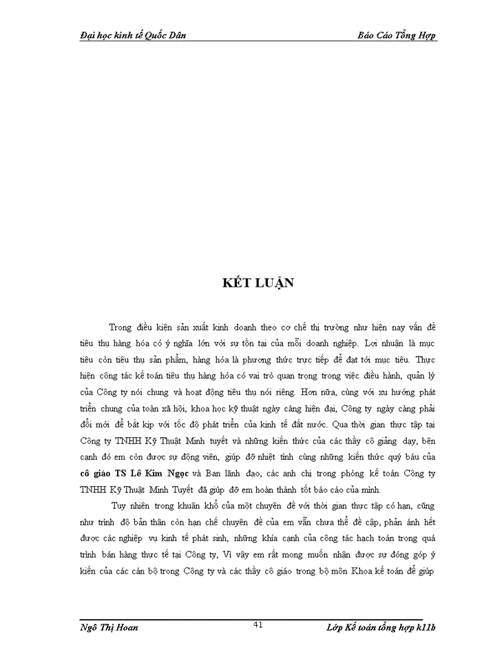image for page Tổ chức bộ máy kế toán và hệ thống kế toán tại Công ty TNHH Kỹ Thuật Minh Tuyết.