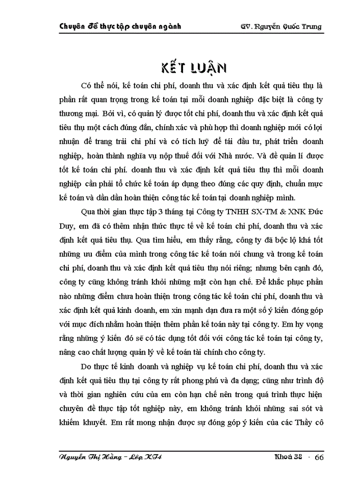 image for page Hoàn thiện kế toán tiêu thụ hàng hoá và xác định kết quả tiêu thụ hàng hoá tại Công ty TNHH SX-TM & XNK Đức Duy