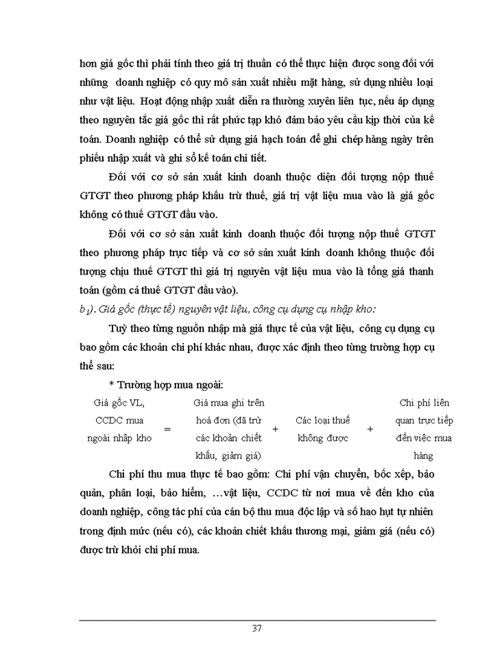 image for page Tổ chức công tác Hạch toán kế toán nguyên vật liệu, công cụ dụng cụ tại công ty Trách nhiệm hữu hạn Bình Tây