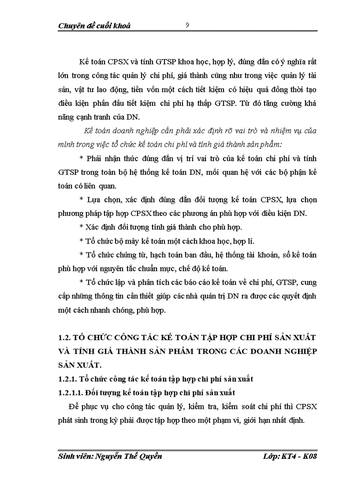 image for page Công tác tổ chức kế toán tập hợp chi phí sản xuất và tính giá thành sản phẩm tại Công ty TNHH Nhà nước một thành viên Giầy Thượng Đình