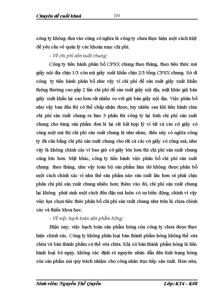 image for page Công tác tổ chức kế toán tập hợp chi phí sản xuất và tính giá thành sản phẩm tại Công ty TNHH Nhà nước một thành viên Giầy Thượng Đình