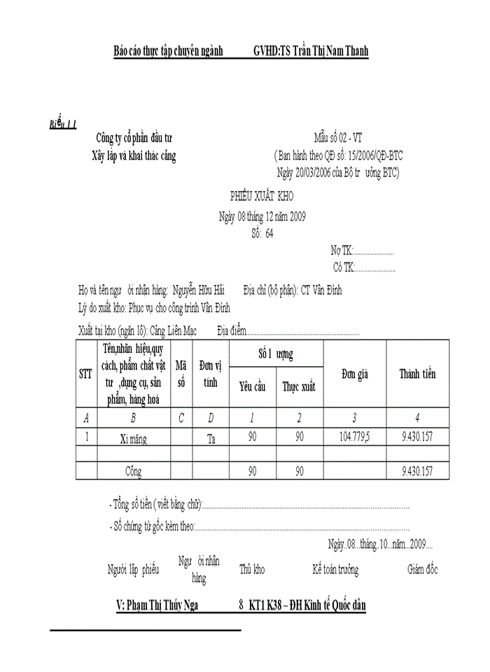 image for page Hoàn thiện kế toán chi phí sản xuất và tính giá thành sản phẩm tại công ty Cổ phần đầu tư xây lắp và khai thác Cảng