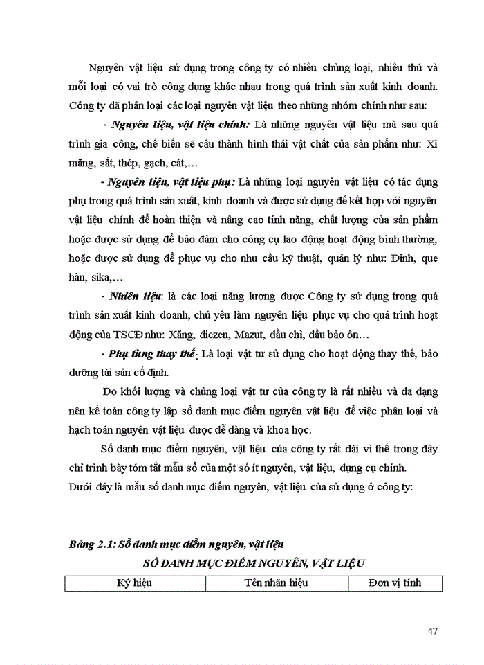 image for page Hoàn thiện kế toán nguyên, vật liệu tại Công ty Cổ phần Sông Đà 207