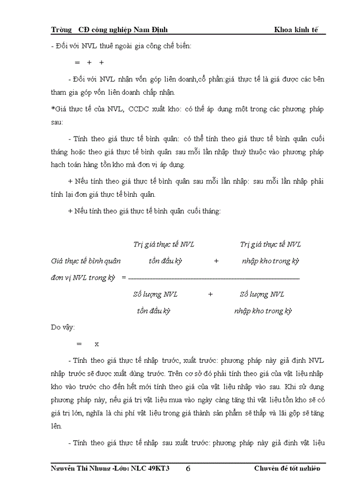 image for page Kế toán Nguyên vật liệu và Công cụ dụng cụ tại Công ty CP Thăng Long II