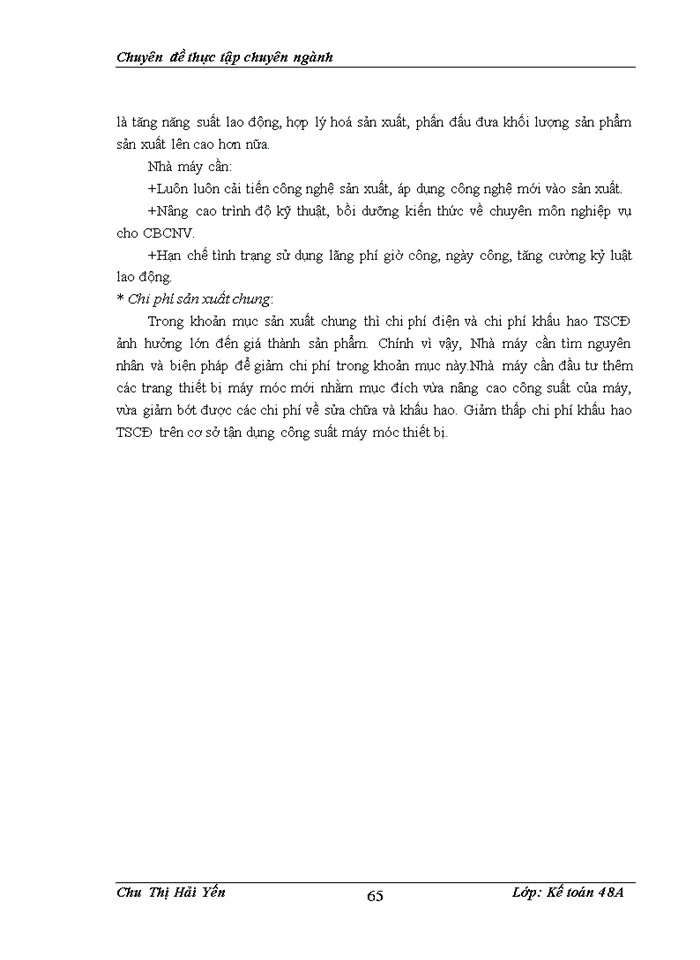 image for page Hoàn thiện kế toán tập hợp chi phí sản xuất và tính giá thành sản phẩm tại Nhá máy xi măng Lưu Xá