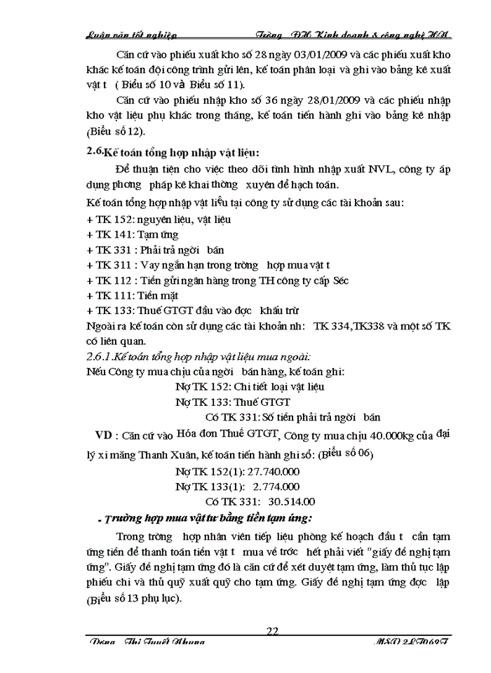 image for page Thực trạng công tác kế toán nguyên vật liệu tại công ty cổ phần Phong Phú.