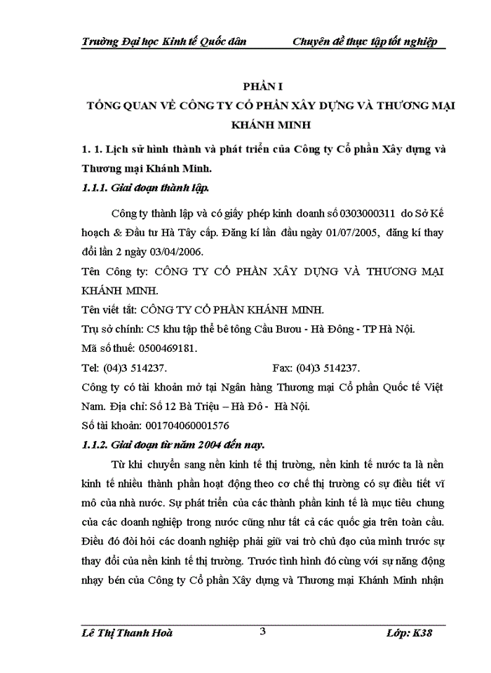 image for page Hoàn thiện kế toán chi phí sản xuất và tính giá thành sản phẩm tại Công ty Cổ phần Xây dựng và Thương mại Khánh Minh