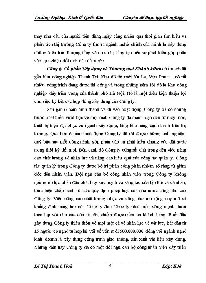 image for page Hoàn thiện kế toán chi phí sản xuất và tính giá thành sản phẩm tại Công ty Cổ phần Xây dựng và Thương mại Khánh Minh