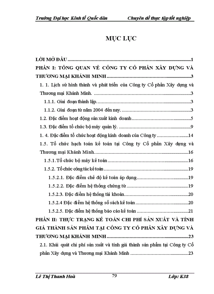 image for page Hoàn thiện kế toán chi phí sản xuất và tính giá thành sản phẩm tại Công ty Cổ phần Xây dựng và Thương mại Khánh Minh