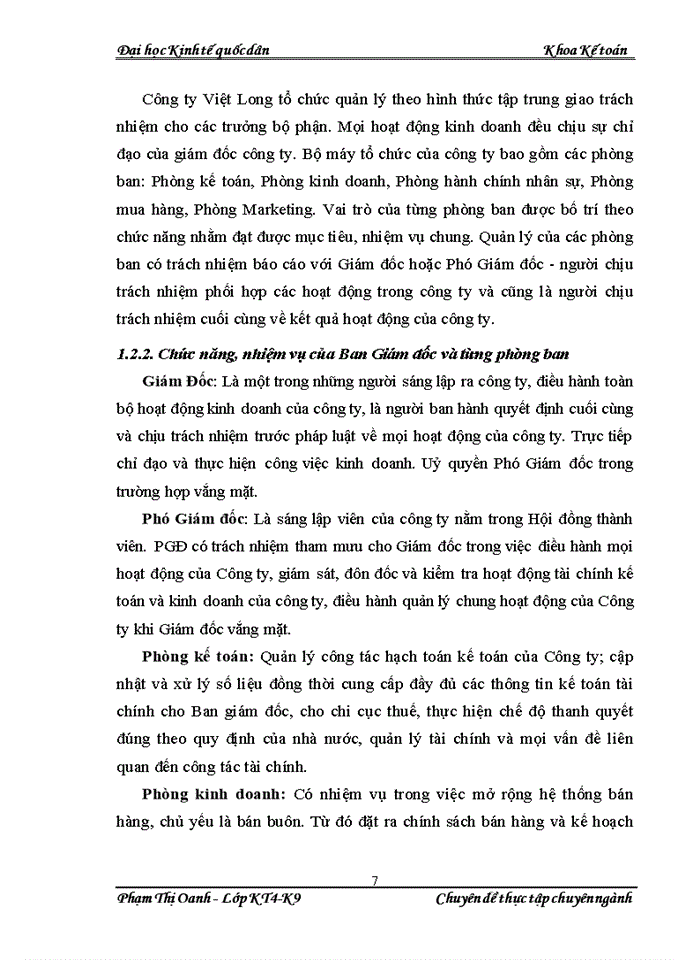 image for page Hoàn thiện kế toán bán hàng và xác định kết quả kinh doanh tại Công ty Cổ phần thương mại và điện máy Việt Long