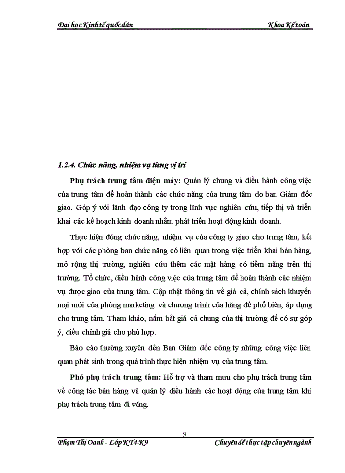 image for page Hoàn thiện kế toán bán hàng và xác định kết quả kinh doanh tại Công ty Cổ phần thương mại và điện máy Việt Long