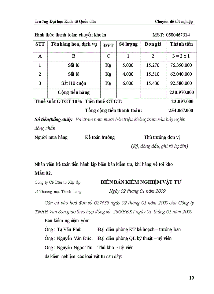image for page Hoàn thiện kế toán Nguyên vật liệu -Công cụ dụng cụ ở Công ty Cổ Phần Đầu Tư Xây lắp và Thương mại Thanh Long