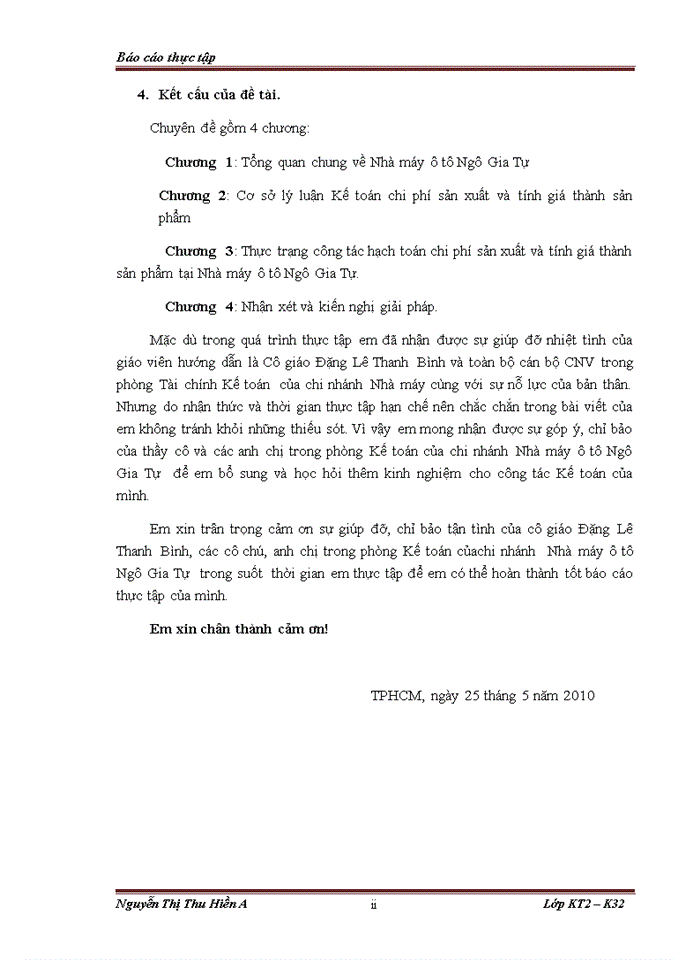 image for page Hạch toán chi phí sản xuất và tính giá thành sản phẩm tại Nhà máy ô tô Ngô Gia Tự