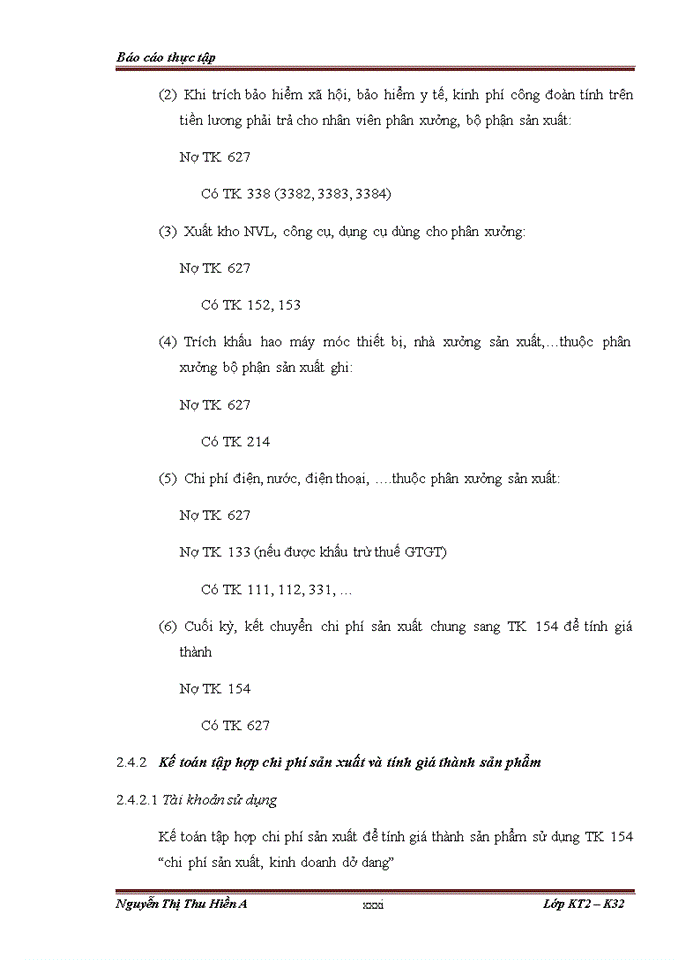 image for page Hạch toán chi phí sản xuất và tính giá thành sản phẩm tại Nhà máy ô tô Ngô Gia Tự