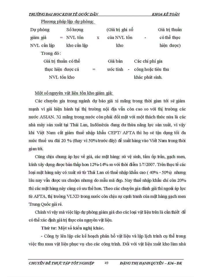 image for page Hoàn thiện kế toán nguyên vật liệu tại Công Ty Cổ Phần Kiến Trúc và Xây Dựng Thành Đô