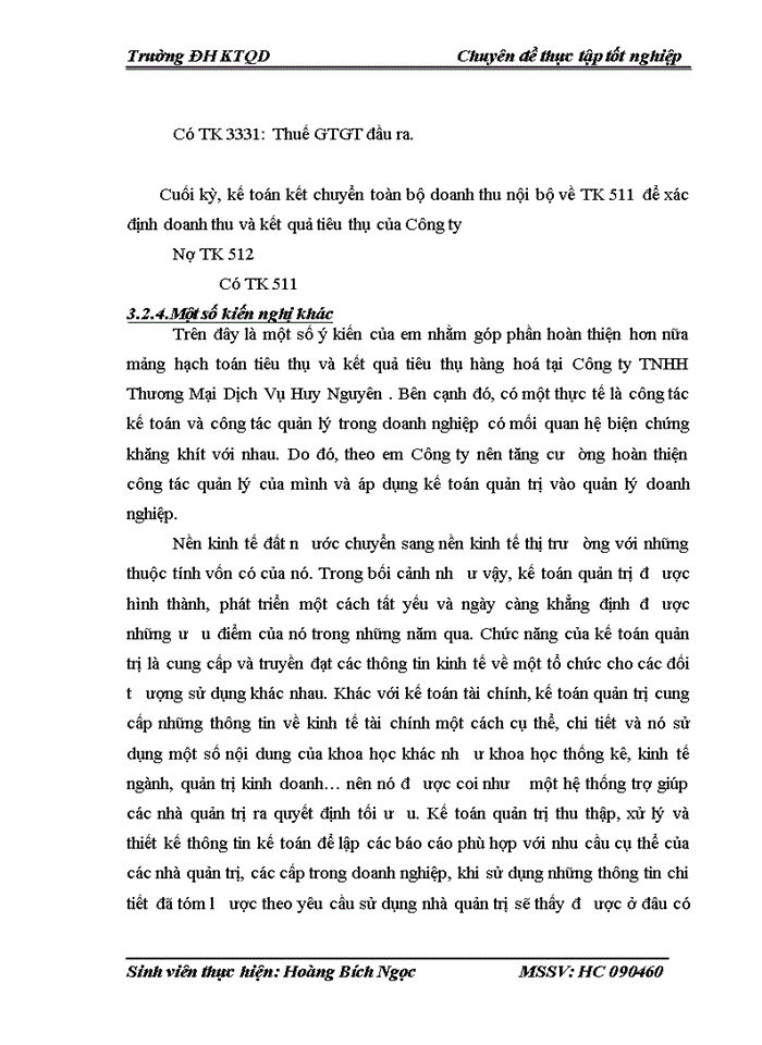 image for page Thực trạng công tác kế toán bán hàng và xác định kết quả kinh doanh  tại  công ty tnhh thương mại dịch vụ huy nguyên