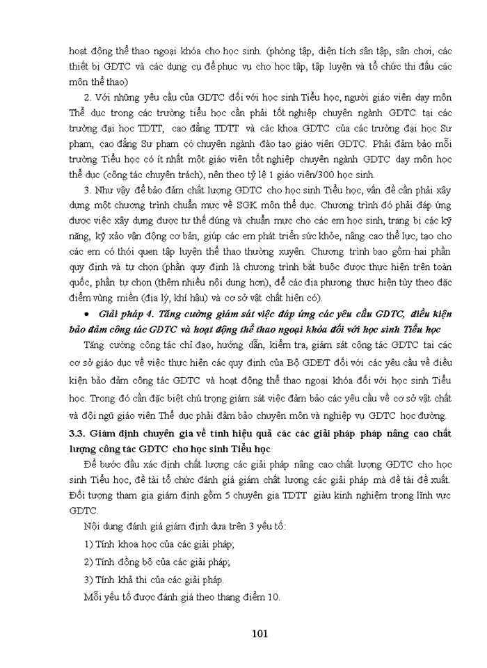 image for page The solution to improve the quality of physical education for elementary school children