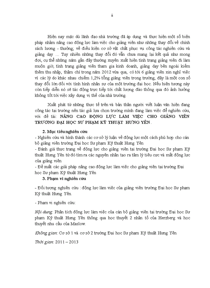 image for page Nâng cao động lực làm việc cho giảng viên trường đại học sư phạm kỹ thuật hưng yên.