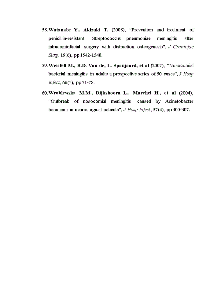 image for page Nghiên cứu đặc điểm lâm sàng, cận lâm sàng và căn nguyên ở bệnh nhân viêm màng não mủ sau phẫu thuật thần kinh