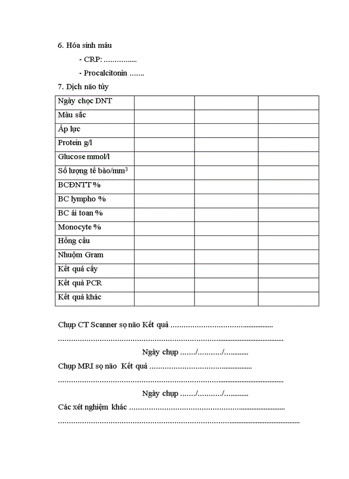 image for page Nghiên cứu đặc điểm lâm sàng, cận lâm sàng và căn nguyên ở bệnh nhân viêm màng não mủ sau phẫu thuật thần kinh