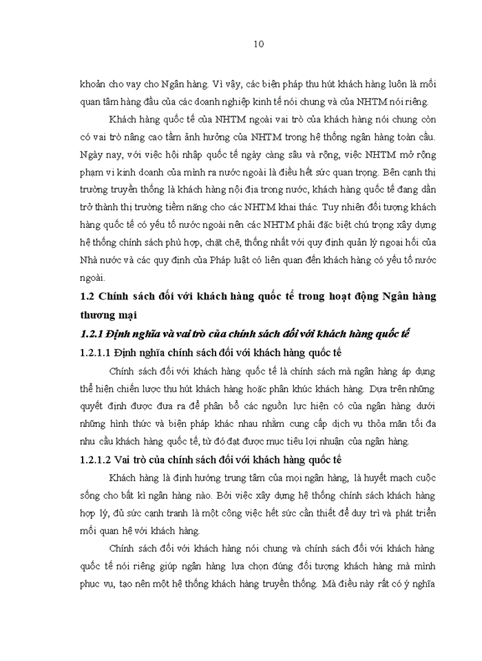 image for page Hoàn thiện chính sách đối với khách hàng quốc tế của Ngân hàng Thương Mại Cổ Phần Ngoại thương Việt Nam