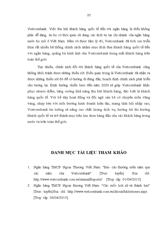 image for page Hoàn thiện chính sách đối với khách hàng quốc tế của Ngân hàng Thương Mại Cổ Phần Ngoại thương Việt Nam