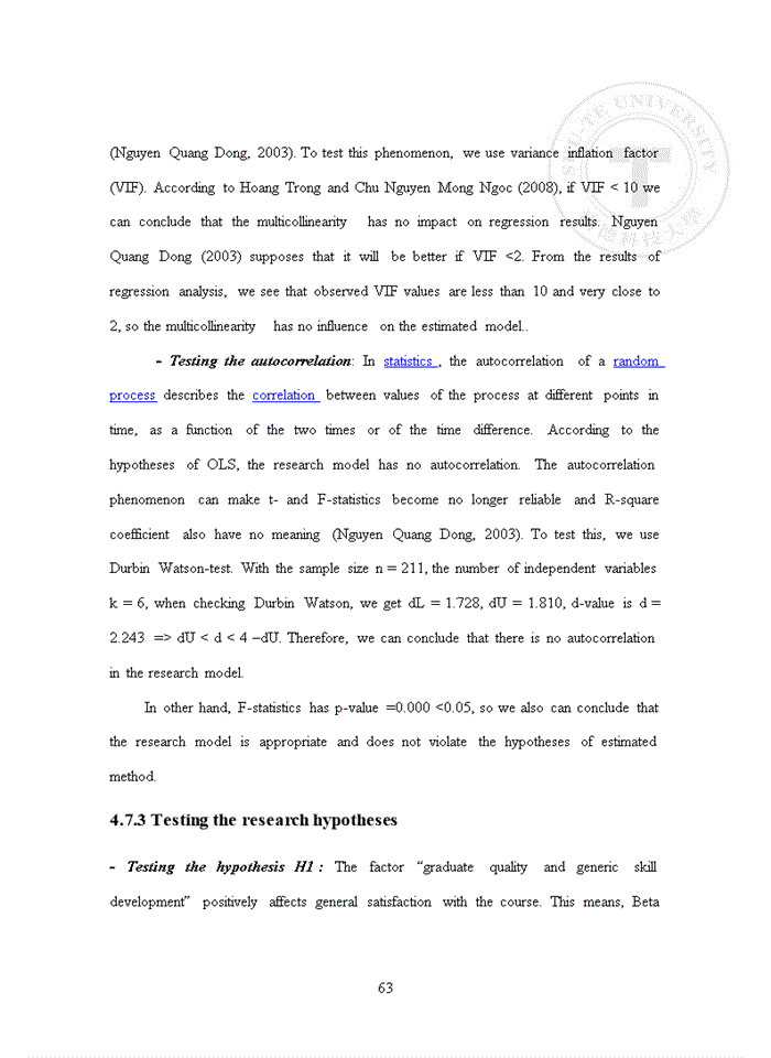 image for page Study on learner’s satisfaction with training quality at job placement centers, hai duong city