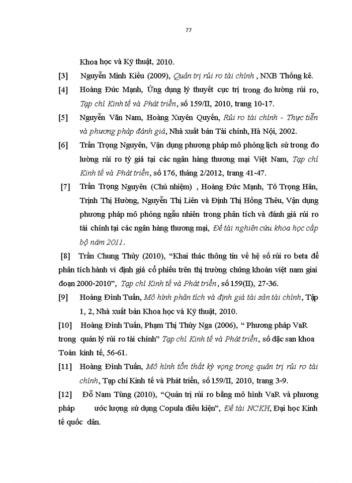 image for page Ứng dụng lý thuyết cực trị trong phân tích và đánh giá rủi ro của một số cổ phiếu trên thị trường chứng khoán Việt Nam