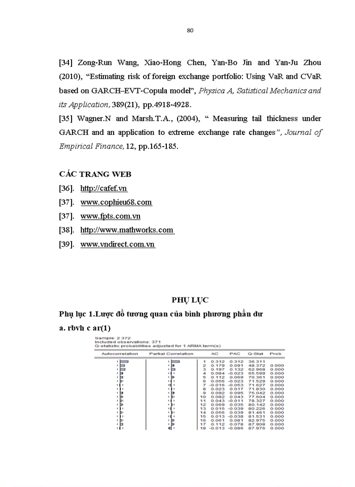 image for page Ứng dụng lý thuyết cực trị trong phân tích và đánh giá rủi ro của một số cổ phiếu trên thị trường chứng khoán Việt Nam