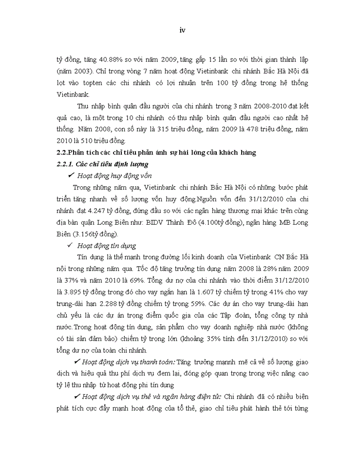image for page Nâng cao sự hài lòng của khách hàng tại ngân hàng tmcp công thương – chi nhánh bắc hà nội