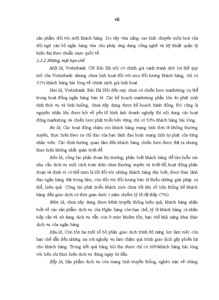 image for page Nâng cao sự hài lòng của khách hàng tại ngân hàng tmcp công thương – chi nhánh bắc hà nội