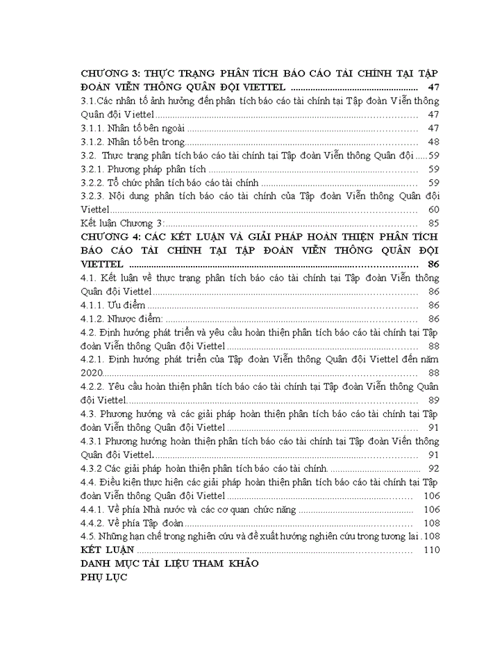 image for page Hoàn thiện phân tích Báo cáo tài chính tại Tập đoàn Viễn thông Quân đội Viettel