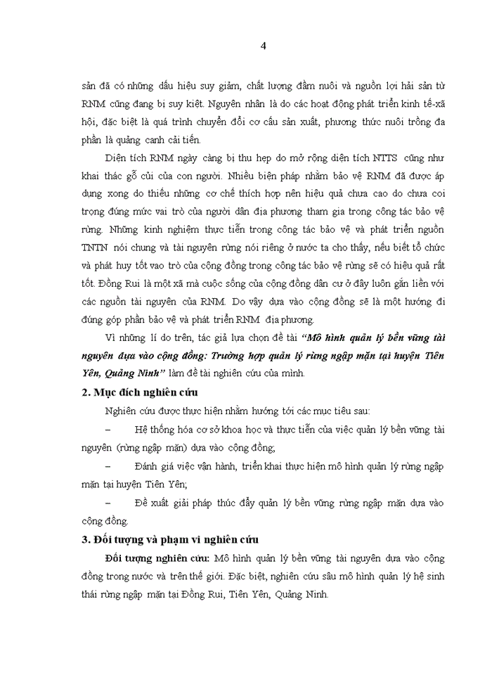 image for page Mô hình quản lý bền vững tài nguyên dựa vào cộng đồng: Trường hợp quản lý rừng ngập mặn tại huyện Tiên Yên, Quảng Ninh