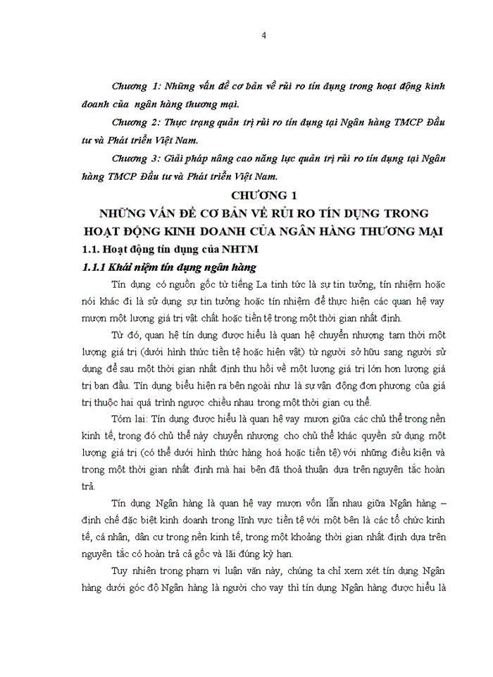 image for page Hoàn thiện công tác quản trị rủi ro tín dụng tại Ngân hàng TMCP Đầu tư và Phát triển Việt Nam