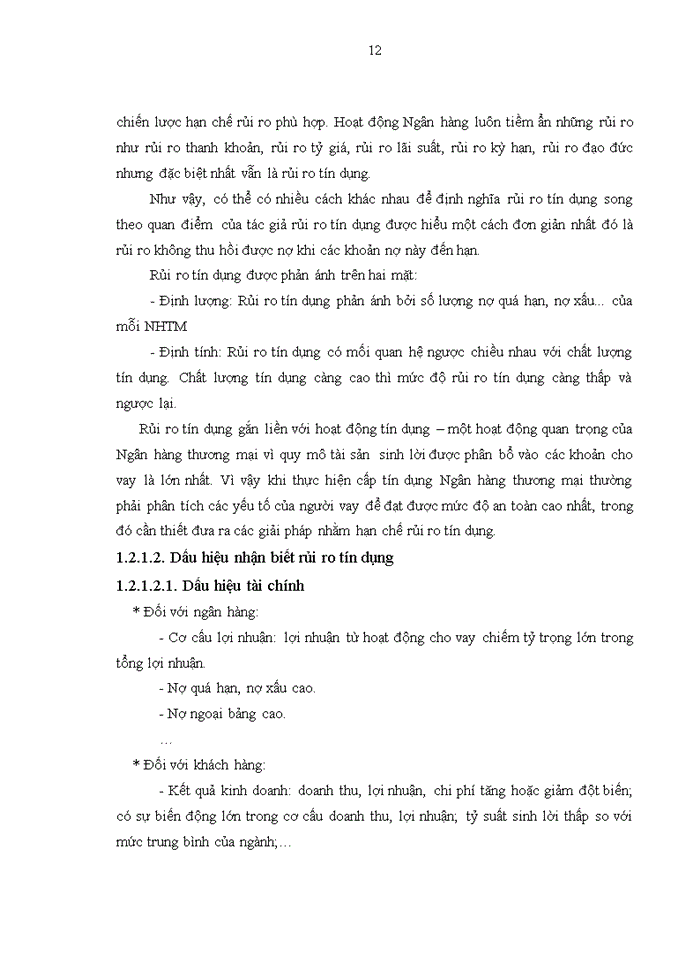 image for page Hoàn thiện công tác quản trị rủi ro tín dụng tại Ngân hàng TMCP Đầu tư và Phát triển Việt Nam