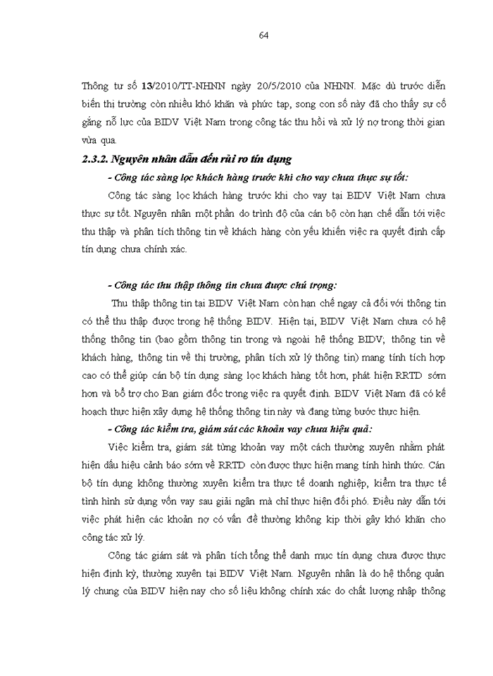 image for page Hoàn thiện công tác quản trị rủi ro tín dụng tại Ngân hàng TMCP Đầu tư và Phát triển Việt Nam